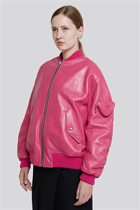 pink Prada bomber jacket